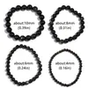 Pulsera de Obsidiana Natural Transfronteriza de Amazon al por Mayor para Hombres, Pulsera Simple y Elegante, Regalo, Hecha a Mano