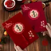 2025 Nuevo Libro de Bodas Hecho a Mano de Gama Alta Estilo Chino Esmerilado Estampado en Caliente Carta de Compromiso Libro de Bodas Plegable Fecha de Entrega