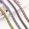 Banda tejida jacquard estilo étnico de 1.2 cm, accesorios para el cabello, tocado, riñonera, cinta étnica, ropa de disfraz étnico, encaje