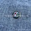 Adecuado para Volante con Logo de Coche Alfa Romeo Tapa Central de Volante Pegatina de Logo Frontal y Trasero
