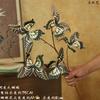 Leyouyi Flor Artificial Grande de Mariposa con 5 Pétalos Arreglo Floral Retro de Gran Altura Flor Artificial para el Hogar Estilo Francés Retro