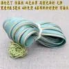 Qipao Hanfu Dos Tonos Gris y Blanco, Gris y Verde, Gris y Blanco con Verde Pasta de Frijol, Verde y Blanco con Bordes en Relieve, Tiras de Borde para Ropa Hechas a Mano