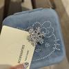 Año Nuevo Navidad Pequeño Copo de Nieve Horquilla para el Cabello para Mujer Otoño e Invierno Flequillo Lateral Diamantes de Imitación Horquilla Accesorios para el Cabello Tocado Puesto Lote