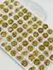 Rhinestones para Uñas Huashiyue Imitación 8mm Fondo Plano, Cristal K9 Súper Brillante Corte 33 para Uñas y Accesorios de Aretes al por Mayor