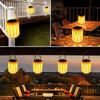 Nuevo farol solar chino transfronterizo decoración de patio candelabro creativo ahorrador de energía exterior a prueba de lluvia lámpara colgante portátil