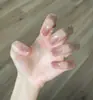 Nuevas tiras de arte de uñas listas para usar al por mayor redondas cortas estilo coreano lunares coloridos rosa nude lindo femenino arte de uñas