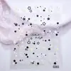 Pegatinas de Arte para Uñas con Lazo de Corazón Dulce en Relieve 5D Pegatinas de Arte para Uñas de Oso y Conejo Azul Denim