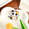 Novo chaveiro de acrílico de gato de desenho animado gatinho preto fofo corrente de contas da moda nacional pingente de mochila de gatinho atacado
