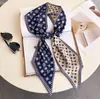 Pañuelo Pequeño de Seda 2024, Pañuelo Largo Grande para Mujer, Cuellera para Primavera, Otoño e Invierno, Pañuelo de Gasa, Pañuelo Delgado para Madre con Camisa