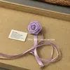 Super Tela de Hada Flor de Rosa Collar Moda Personalidad Gargantilla Elegante Todo-Combinación Cadena para Clavícula