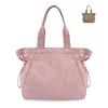 Saco de lona das mulheres estilo coreano ombro plissado cordão saco de lona fresco artístico sólido cor portátil crossbody casual bolsa feminina