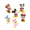 Nuevos Accesorios Pequeños de Resina de Dibujos Animados Mickey Minnie Pato Donald Margarita Pegamento de Crema Parches Decorativos DIY Adornos