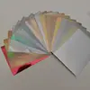 Caixa de Papelão Dourado e Prateado 128g Filme de Folha de Alumínio 250g Papel Especial Artesanal Caixa com Impressão Brilhante Papel de Embrulho Flor Flor