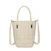 Bolso de Mano de Moda para Mujer Estilo Cubo Nuevo Estilo Coreano Bolso de Hombro a Cuadros Bolso Cruzado Versátil a la Moda para Niñas