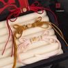 Hebilla Original Caja de Regalo Mariposa China Dorada Perla Estilo Nacional Botón Hebilla de Perla de Jade Vintage Hecho a Mano Decoración Hanfu Chino Nuevo