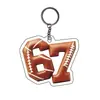 Colgante Personalizado Transfronterizo con Temática de Balón 67 Acrílico 2D Plano Colgante para Espejo Retrovisor de Coche