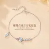 Pulsera de Gato de la Suerte Original Tichia de Plata de Ley S925 para Mujer Lujo Ligero Nicho Exquisita Versátil Circonita Pequeño Gato Pulsera Accesorios
