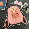 Mochila de Jardim de Infância Urso Tecido de Nylon 2-5 Anos 3 Bolsas Infantis Fofas Mochila Pequena para Bebês Meninos Mochila para Meninas