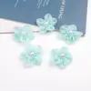 Estilo Coreano Nuevos Accesorios de Flor de Perla Accesorios de Flor de Cinco Pétalos Accesorios para Ropa Adornos Zapatos Calcetines Sombreros Bolsas Pinzas para el Cabello Ligas para el Cabello