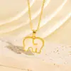 Collar con Colgante de Elefante con Diamantes Completos de Estilo Europeo y Americano, Creativo y Único, Diseño de Nicho, Colgante Animal Deslumbrante de Diseño Versátil