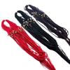 Cordón de cuello retráctil con piel amigable, tejido a mano, con colgante Wenwan dorado de moda, cuerda para hombres y mujeres, venta al por mayor