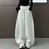 Pantalones casuales holgados y relajados de cintura alta, de talla extra para mujer, talla 300 libras, nuevos y modernos para la primavera de 2026, para mujer 2