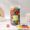 Gomas para el pelo de algodón de azúcar sin costuras, Diademas pequeñas de encaje, Accesorios para el pelo de niños, Gomas para el pelo de toalla al por mayor