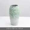 Jarrón de Estilo Chino Nuevo, Jarra Decorativa de Cerámica Gruesa Retro, Pieza Decorativa para Sala de Estar, Mesa de Comedor, Mueble de TV, Recibidor, Adecuado para Flores de Cultivo en Agua, Arreglos de Flores Secas y Decoraciones