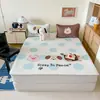Xiangling Premium Lindo Estilo Ins Grande Dibujo Animado Látex Alfombrilla Juego de Dos o Tres Piezas, Lavable a Máquina