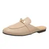 Sapatos Slip-On Femininos para Uso ao Ar Livre, Nova Moda Primavera 2026 Versátil Couro Macio Solado Macio Sapatos Planos Slip-On para Mulheres