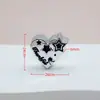 Prata Brilhante Lua Estrela Acessórios para Joias DIY Pingente Charme Cadarço Contas Decorativas Pingente de Bolsa Contas