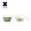 Caixin PP plástico molde rótulo Copo com tampa sorvete sorvete leite queijo milkshake caixa de iogurte