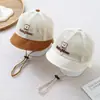 Ins Súper Lindo Osito Sombrero de Pescador Verano Nuevo Estilo Sombrero de Malla para el Sol Estilo Coreano Lindo Sombrero Cubo para Bebé Venta al por Mayor