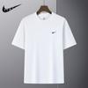 Camiseta Masculina de Verão 2025 de Manga Curta Camiseta Solta Masculina e Feminina Cor Sólida Gola Redonda Ombro Grande Ombro Pesado Camiseta Top para Casal