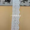 Nuevo Encaje Bordado de Algodón Blanco Algodón Puro Accesorios para Ropa Infantil Bordado de Encaje Lolita Stock Disponible Venta al por Mayor