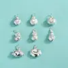 S990 Plata Pura Accesorio Bolsa de Dinero de la Fortuna Colgante Gato de la Suerte Entrada y Salida Seguras Colgante de Dinero Deseado Colgante