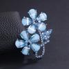 Nuevo Broche de Flores de Lujo de Entrada Pin de Alta Gama Sentido del Diseño Elegante Corsage Ropa Accesorios de Moda Regalo para el Día del Maestro