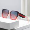 Gafas de Sol Vintage de Polígono con Montura Grande para Mujer Rayadas Color-Lucha Color-Lucha Gafas de Tiro Callejero Gafas de Sol de Moda de Alto Nivel