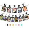Bandera de Cumpleaños de Producto Nuevo Transfronteriza Estilo Ins Banner para Foto del Primer Cumpleaños del Bebé Decoraciones para Fiesta de Cumpleaños