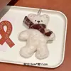 Colgante de Oso de Peluche de Dibujos Animados Original de Gama Alta, Oso Lindo Sucio, Muñeco Colgante Decoración de Bolso para Otoño e Invierno para Niñas