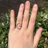 Anillo de Luna Creciente Estrella Luna Nuevo Venta Caliente Estilo Europeo y Americano Creativo Lujo Ligero Abierto Anillo de Compromiso Joyería Popular