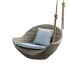 Cesta colgante para el hogar Silla de ratán Silla colgante para balcón interior Silla mecedora Silla cuna de celebridad de internet Hamaca para persona perezosa en el patio Silla mecedora exterior