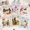 Serie Año de Calidez y Paz Yiniao Paquete de Pegatinas para Mascotas de Paisajismo Collage de Personajes de Paisajismo Material de Decoración para Diario 6 Estilos