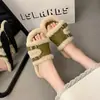 Pantuflas peludas de estilo coreano con forro polar y suela gruesa para mujer, nuevas de otoño/invierno 2026, tipo slip-on, retro, perezosas, de algodón, estilo Birkenstock