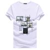 Nova camiseta masculina de algodão de manga curta com gola redonda para o verão casual Blood masculina cor sólida tamanho grande masculina t atacado
