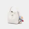 Bolsa de Mão Estilo Coreano Design de Nicho com Fivela de Fechamento Tipo Saco para Mulheres Nova Moda Verão Versátil Ombro Transversal
