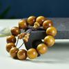 Pulsera de Sándalo Dorado Natural 20 Cuentas de Buda para Hombre Rosario de Moda Pulsera para Mujer 108 Colección Wenwan Fabricante Venta al por Mayor