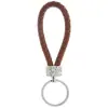 Accesorios para joyería cuerda de cuero trenzada color cordón para teléfono móvil 12.5cm colgante para coche llavero cuerda de cuero creativa DIY