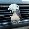 Botella de perfume para aromaterapia de coche, salida de aire, botella de aromaterapia para coche, botella de perfume de vidrio con fragancia para aire acondicionado, botella para eliminar olores