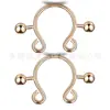 Joyería para Piercings Corporales de Comercio Electrónico Transfronterizo Europeo y Americano, No Requiere Perforación, Anillos para Pezones, Venta Directa de Fábrica y Venta al por Mayor